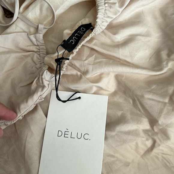 NWT DELUC Larrow Cream Dress XS - Picture 6 of 7